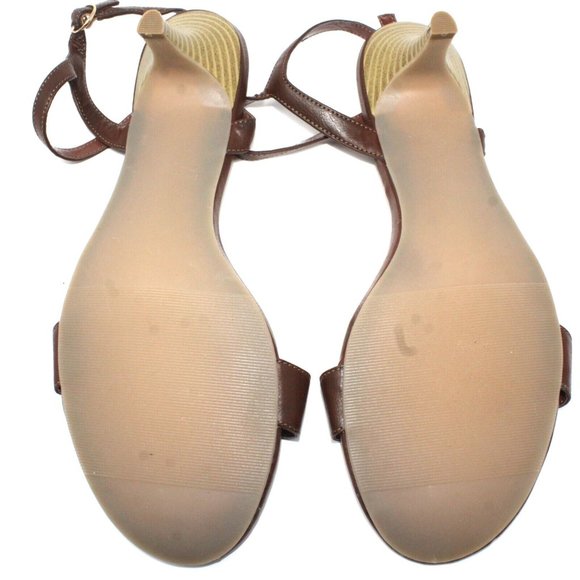 Unlisted by Kenneth Cole Womens Size 9.5M Kind Deed Luggage Brown Strappy Sandal - Picture 10 of 13